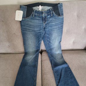 Isabel Maternity Bootcut + Side Panels Sz 4/27 NWT